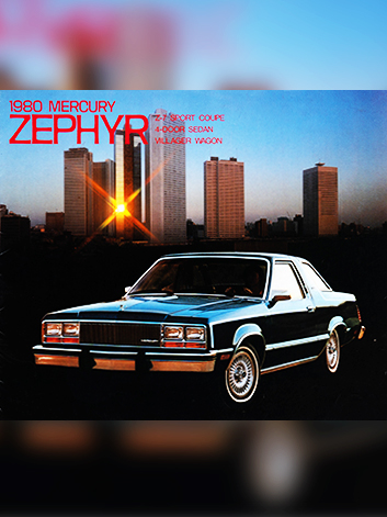 1980 메르쿠리 제퍼 카달로그