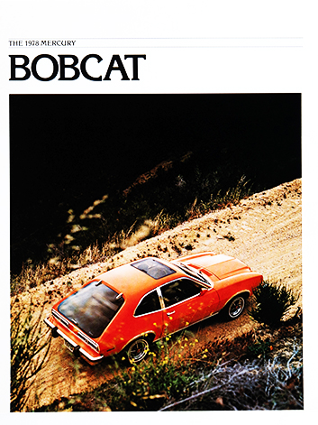 1978 머큐리 밥캣 카달로그