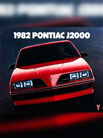 1982 폰티악 J2000 카달로그