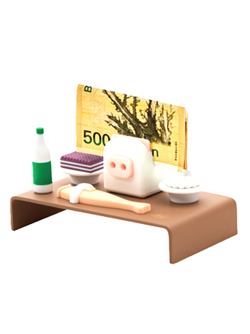 신차고사 미니어처 세트(컬러)